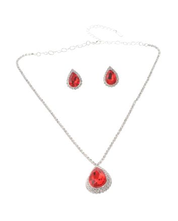 Rhinestone Necklace Set 