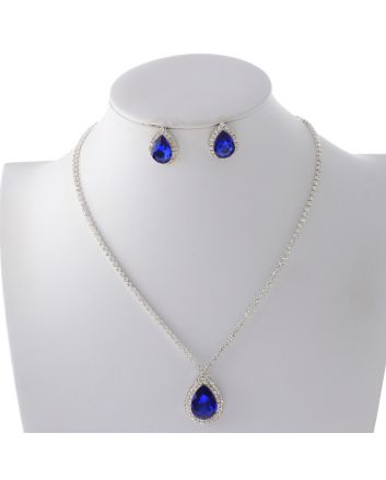 Rhinestone Necklace Set 