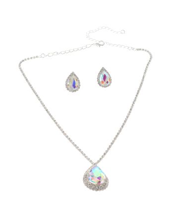 Rhinestone Necklace Set 
