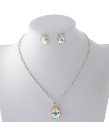 Rhinestone Necklace Set 