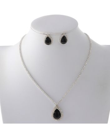 Rhinestone Necklace Set 