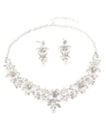 Rhinestone Necklace Set 