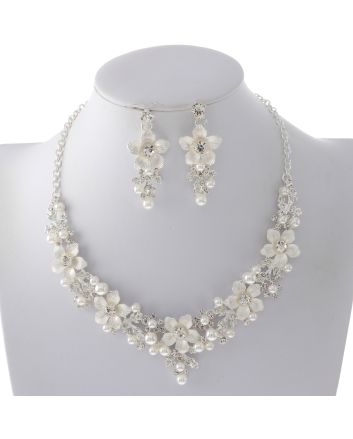 Rhinestone Necklace Set 