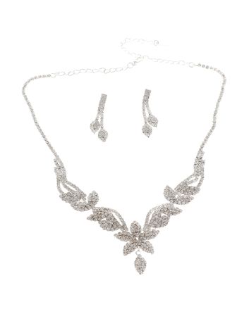 Rhinestone Necklace Set 