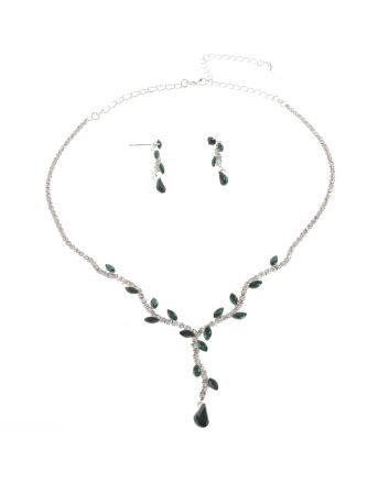 Rhinestone Necklace Set 