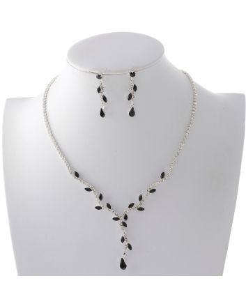 Rhinestone Necklace Set 