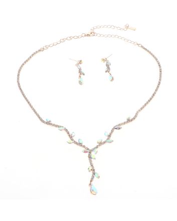 Rhinestone Necklace Set 
