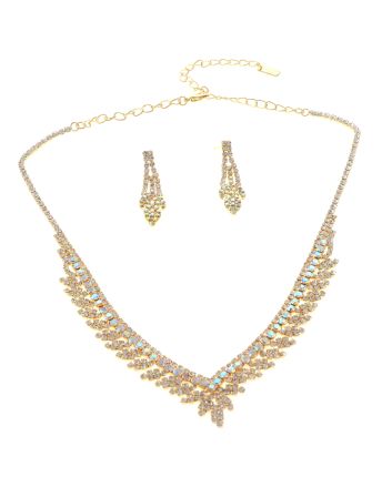 Rhinestone Necklace Set 