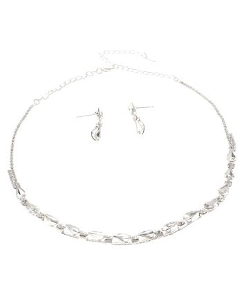 Rhinestone Necklace Set 