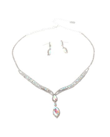 Rhinestone Necklace Set 