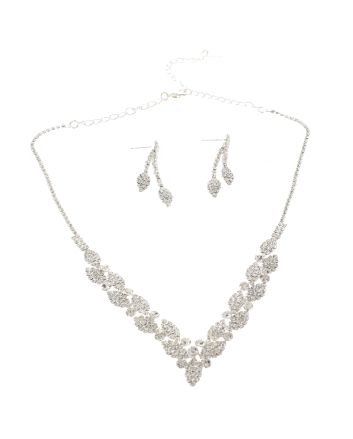 Rhinestone Necklace Set 