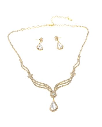Rhinestone Necklace Set 