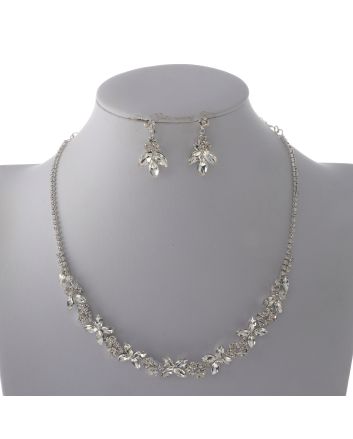Rhinestone Necklace Set 