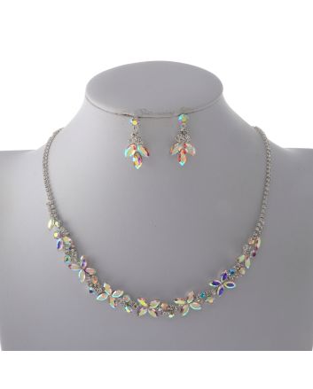 Rhinestone Necklace Set 