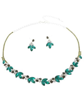 Rhinestone Necklace Set 
