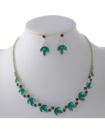 Rhinestone Necklace Set 