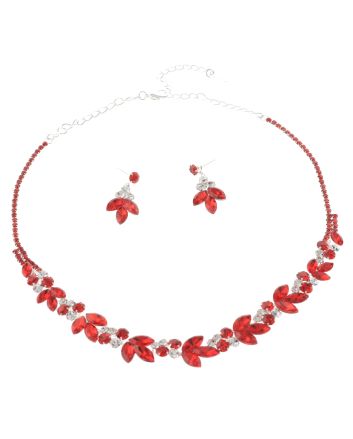 Rhinestone Necklace Set 