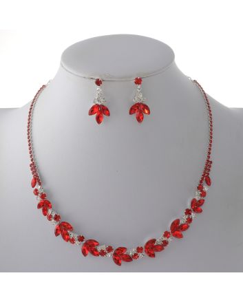 Rhinestone Necklace Set 