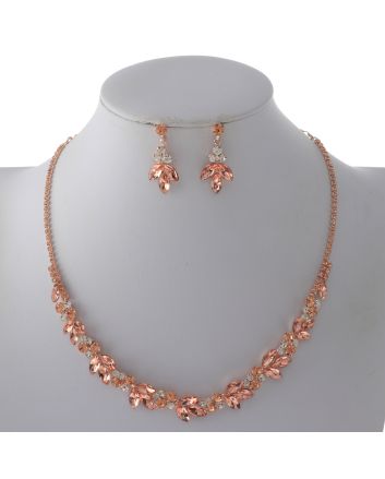 Rhinestone Necklace Set 