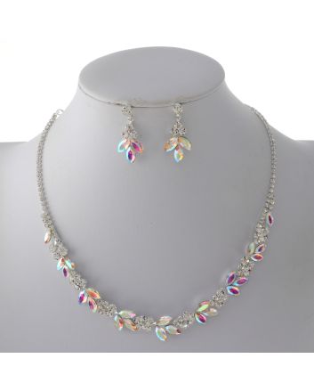 Rhinestone Necklace Set 