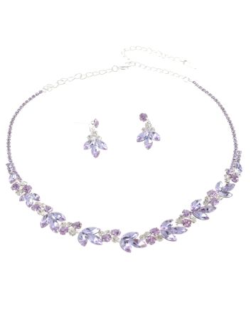 Rhinestone Necklace Set 