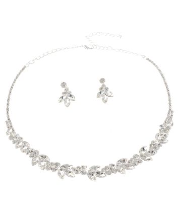 Rhinestone Necklace Set 