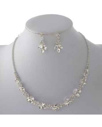 Rhinestone Necklace Set 