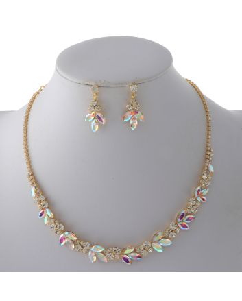 Rhinestone Necklace Set 