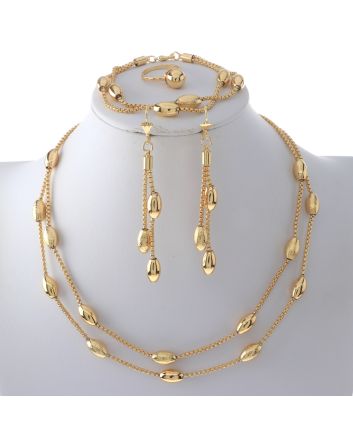 Gold Plated Necklace Set
