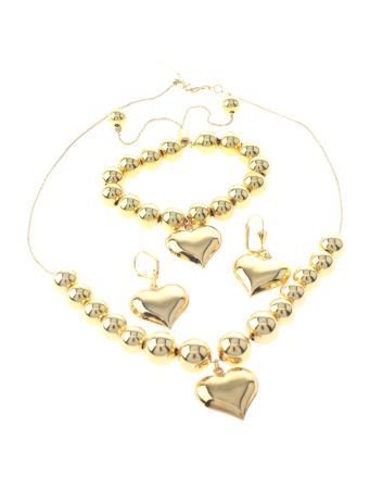 Gold Plated Necklace Set