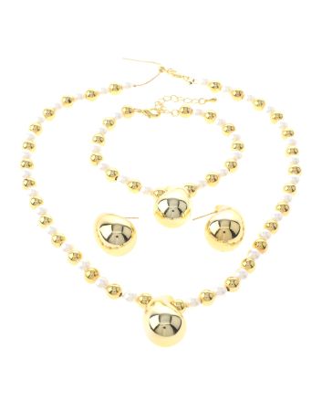 Gold Plated Necklace Set
