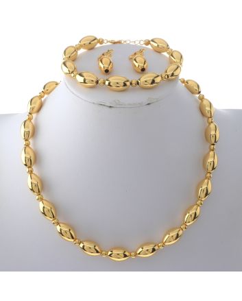 Gold Plated Necklace Set