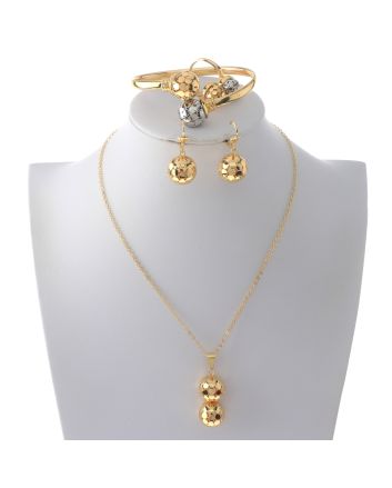 Gold Plated Necklace Set
