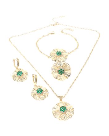 Gold Plated Necklace Set