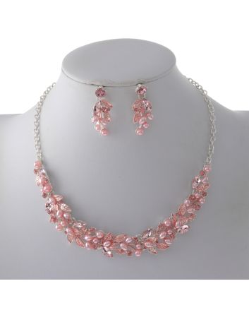 Rhinestone Necklace Set 