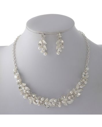Rhinestone Necklace Set 