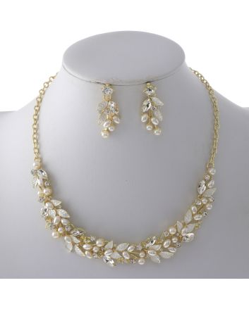 Rhinestone Necklace Set 