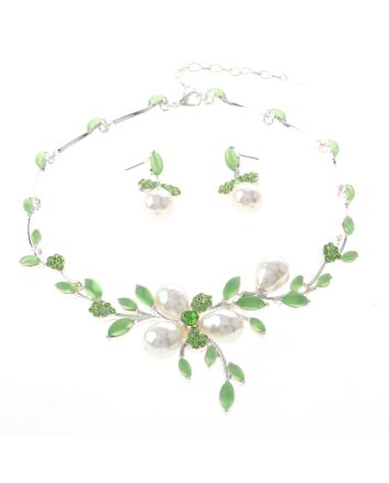 Rhinestone Necklace Set 