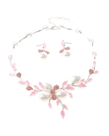 Rhinestone Necklace Set 