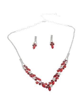 Rhinestone Necklace Set 