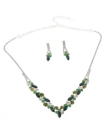 Rhinestone Necklace Set 