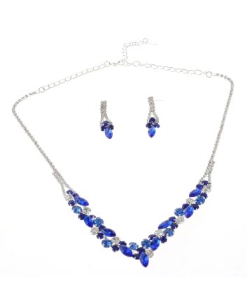 Rhinestone Necklace Set 