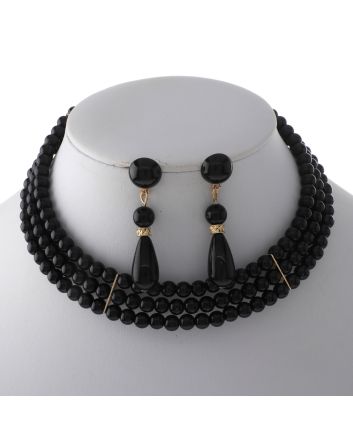 Synthetic Pearl Choker Set 