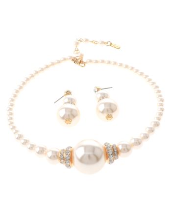 Synthetic Pearl Choker Set 