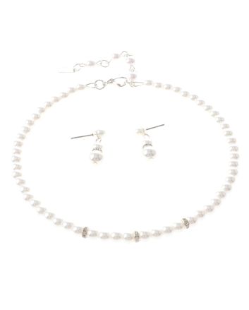 Synthetic Pearl Choker Set 