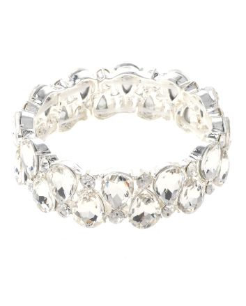 Marquise Crystal Stretch Bracelet