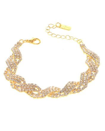 Rhinestone Evening Bracelet 