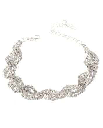 Rhinestone Evening Bracelet