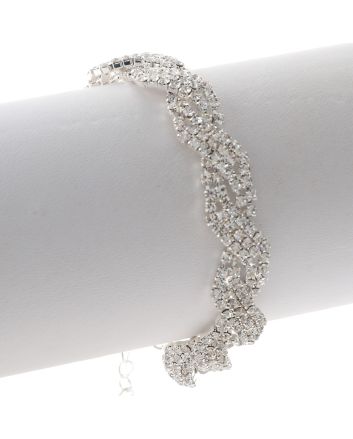 Rhinestone Evening Bracelet