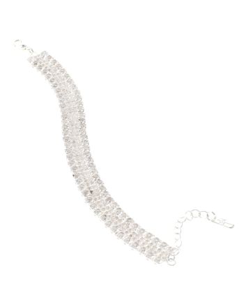 Rhinestone Evening Bracelet